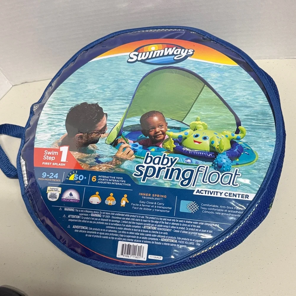 Swimways Baby Spring Float Activity Center 9-24 mo - Picture 2 of 9